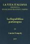 [Gutenberg 43183] • La Repubblica partenopea / La vita italiana durante la Rivoluzione francese e l'Impero